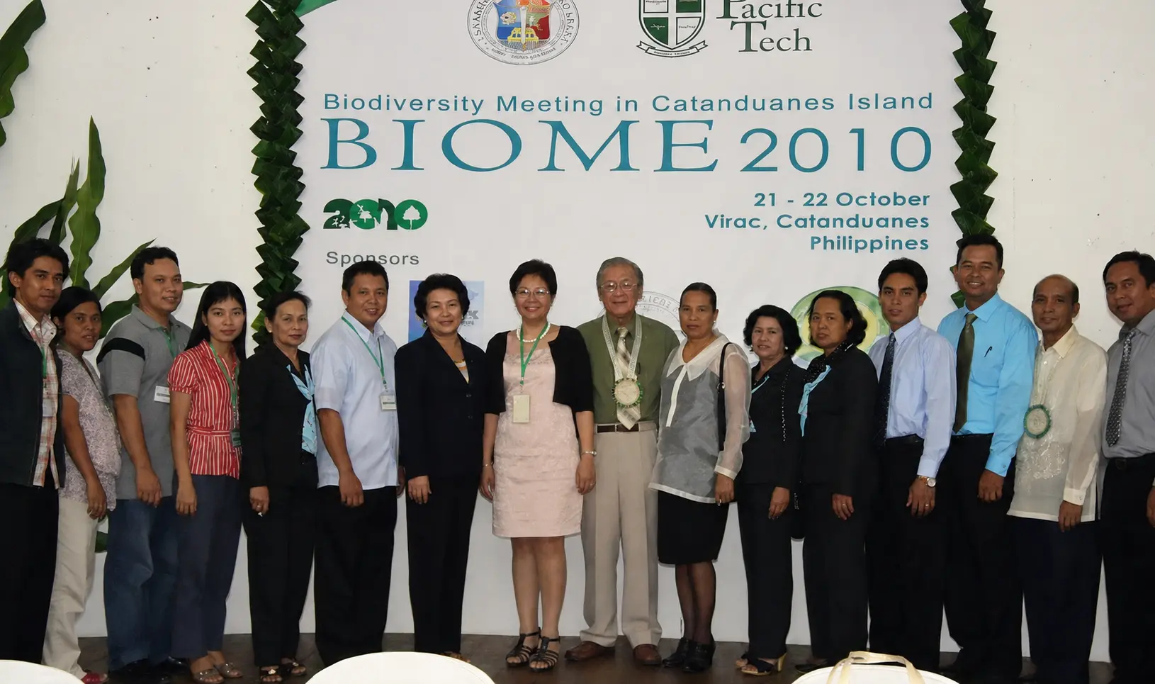 Participants at an early BIOME biodiversity meeting
