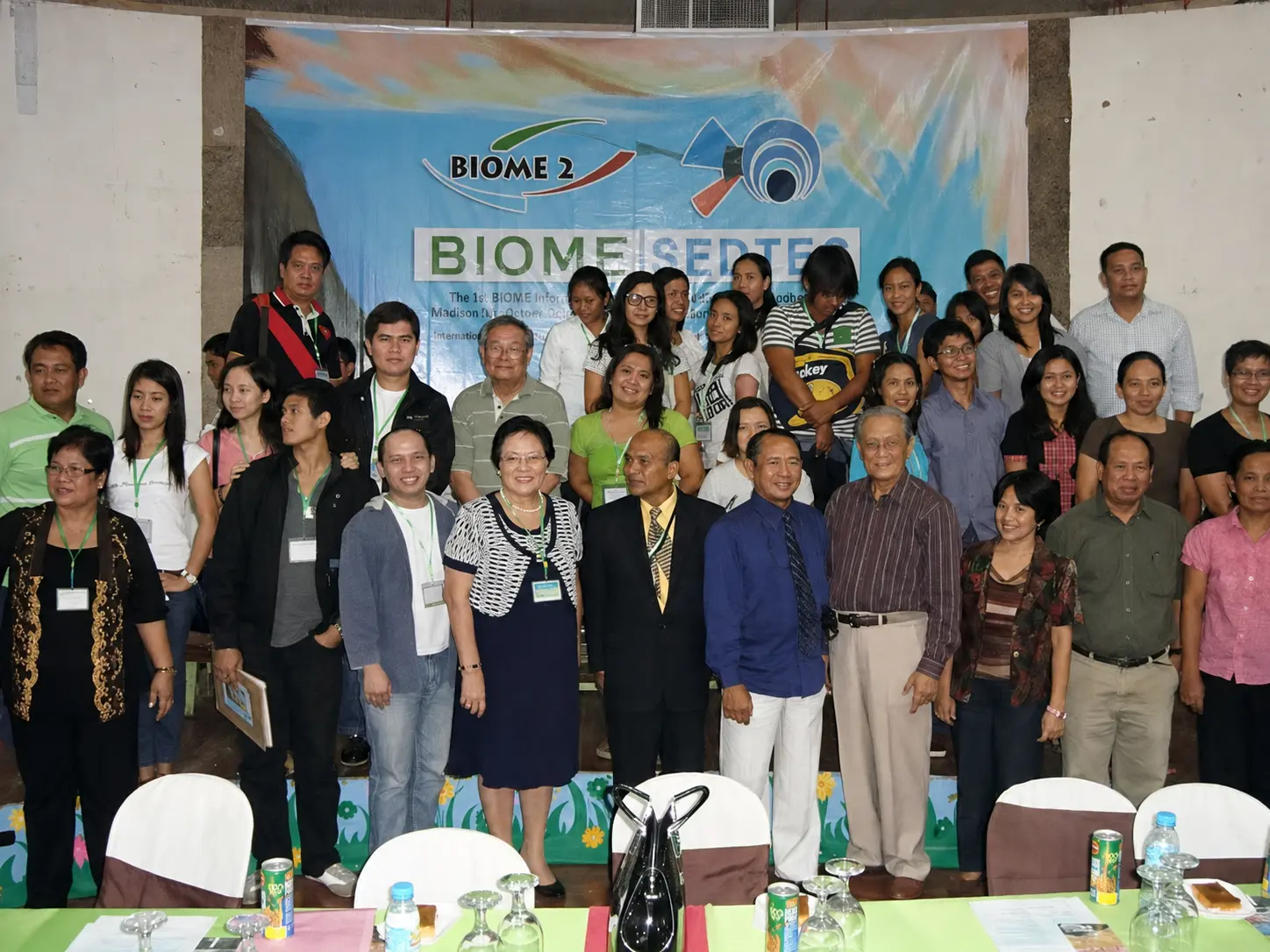 Group photograph from a BIOME gathering