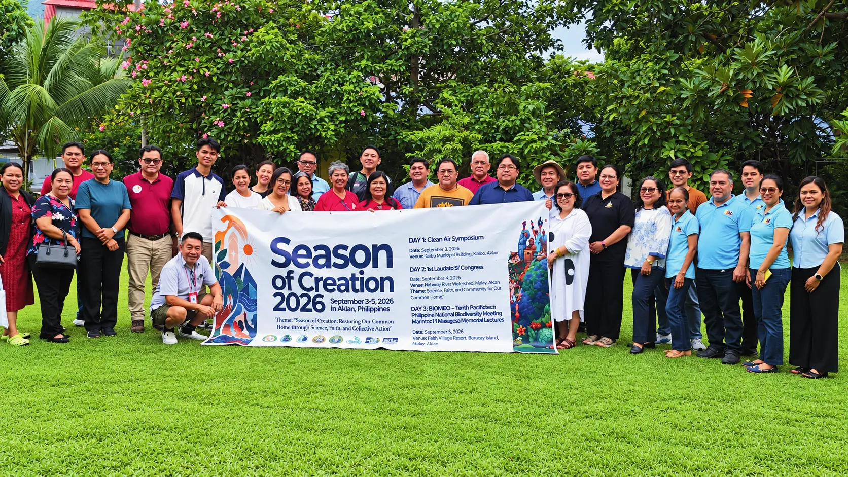 BIOME 10 participants gathered at Faith Village Resort in Boracay