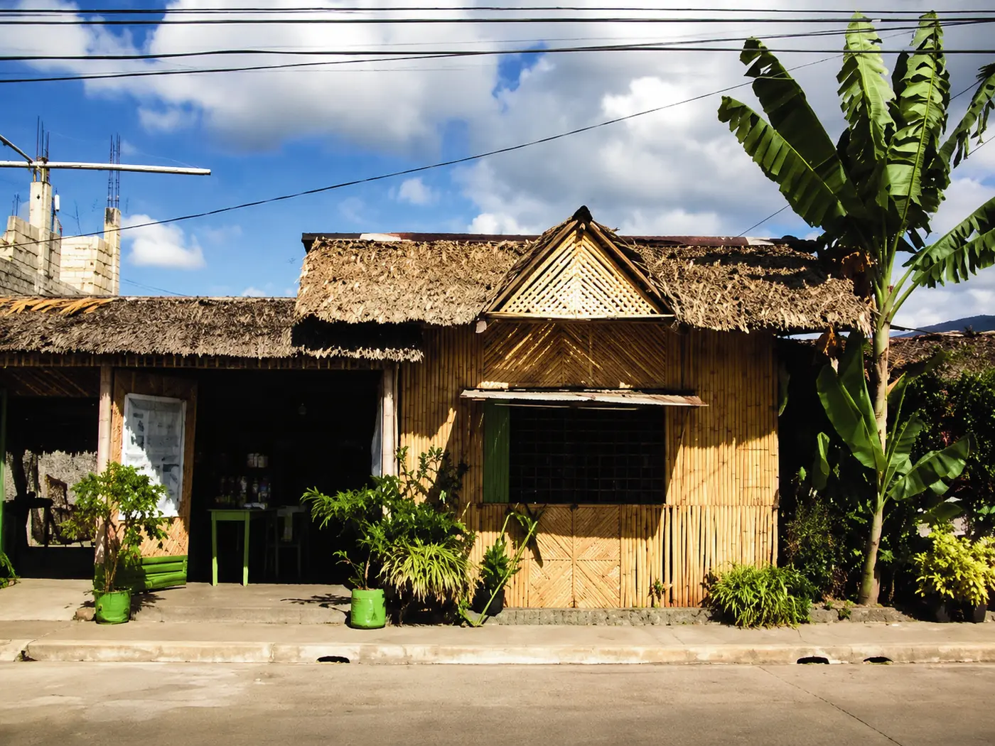 The early PACIFICTECH bahay kubo office in Virac, Catanduanes