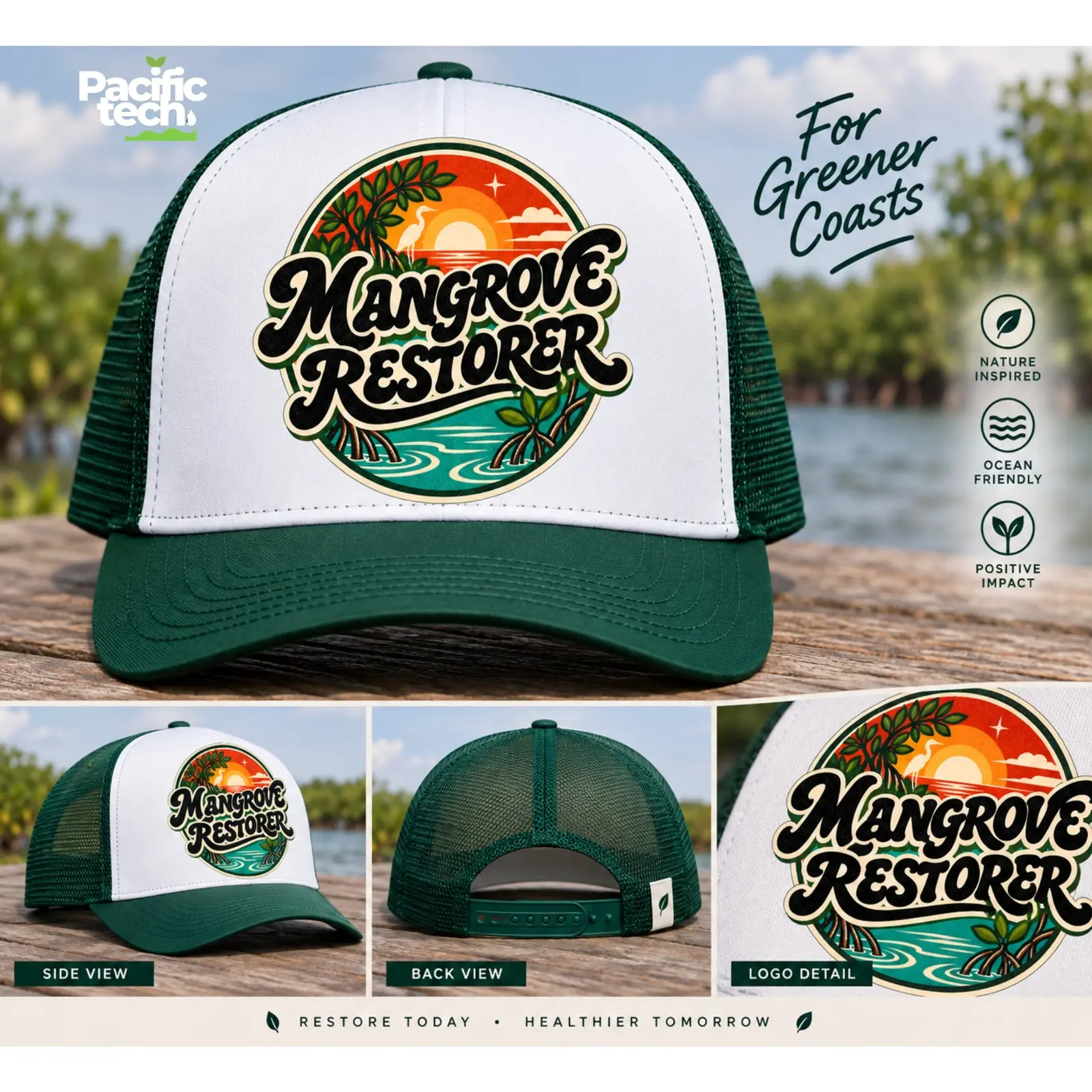 Mangrove Restorer Trucker Cap