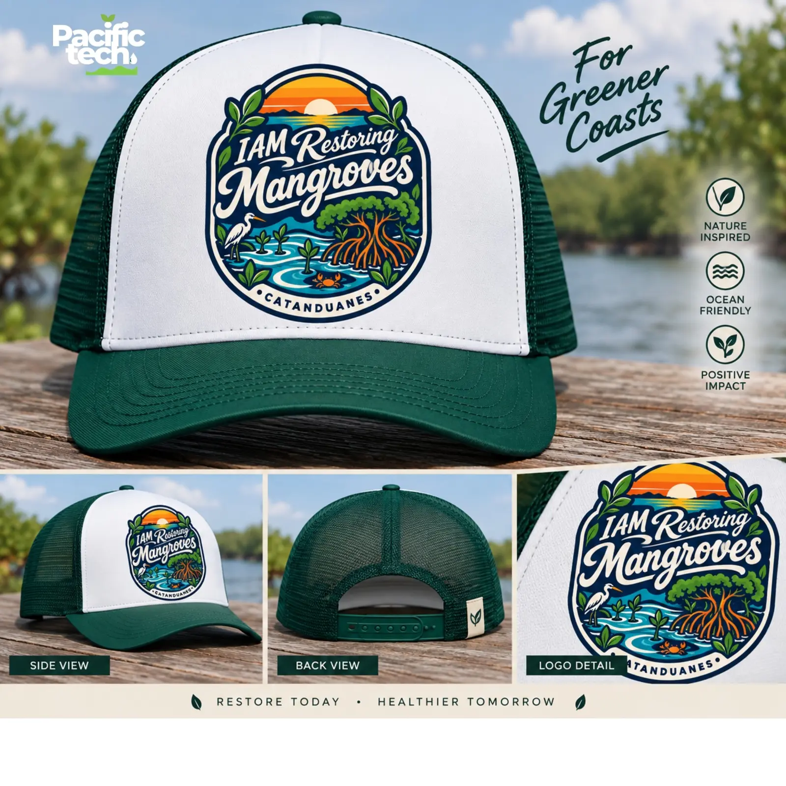 I Am Restoring Mangroves Trucker Cap