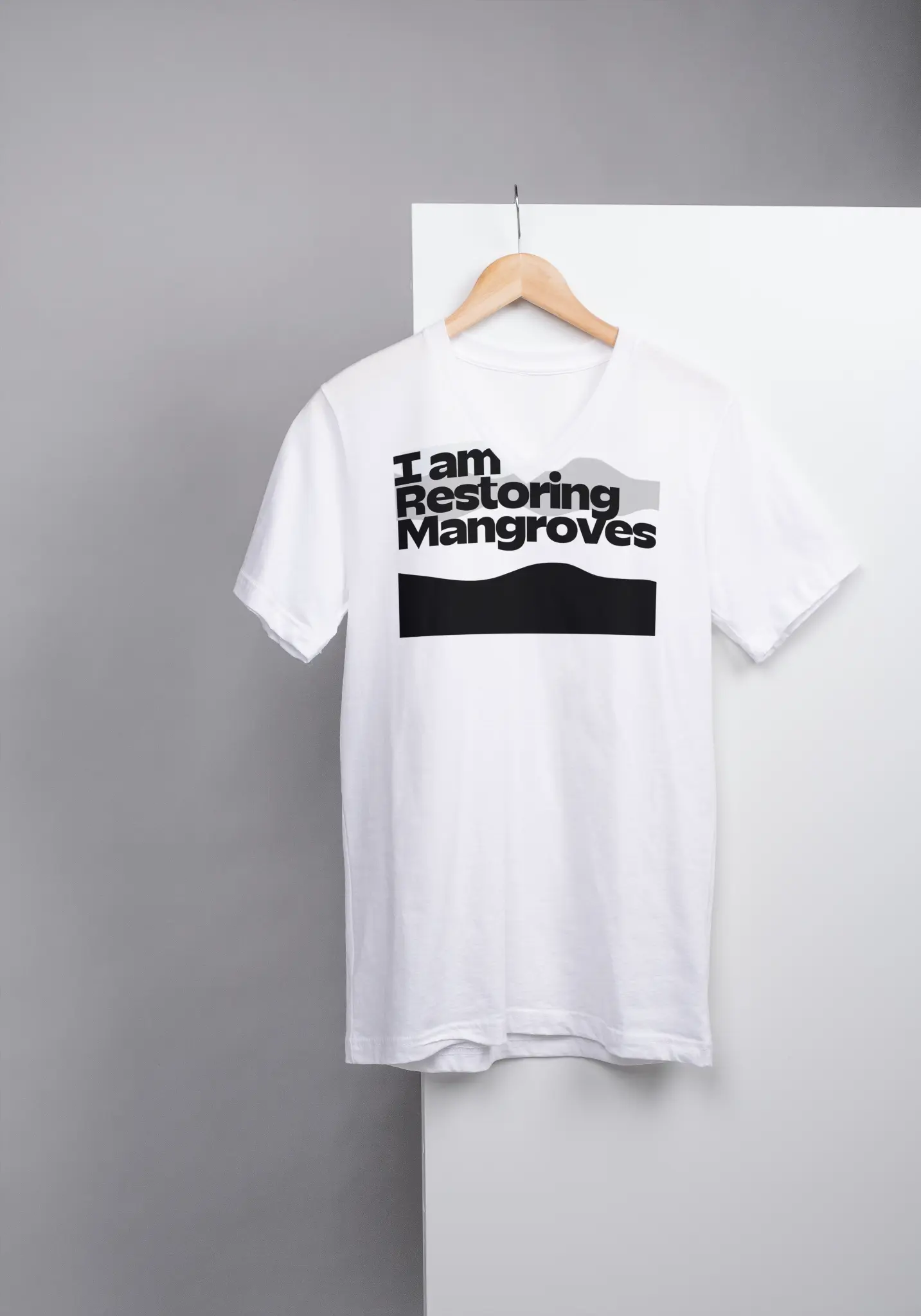 Restoring Mangroves V-Neck Shirt